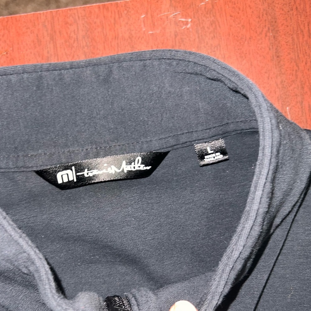 Travis Mathew Navy Full-Zip Jacket - Picture 2 of 4